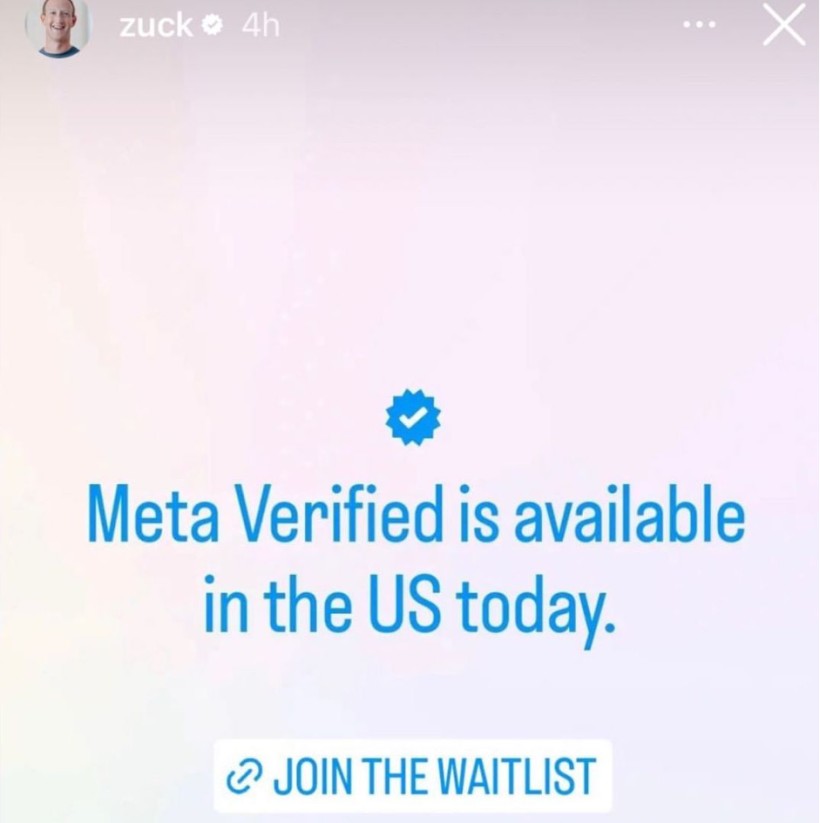 Meta Verified: Οι συνδρομές ήρθαν και στις Ηνωμένες Πολιτείες!